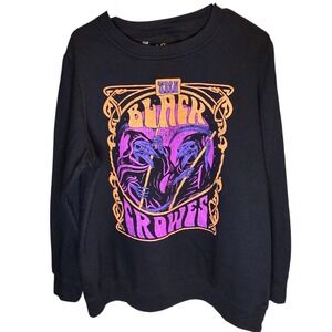 The Black Crowes Band Sweatshirt Mens Large Black Graphic Crewneck Pullover 2022